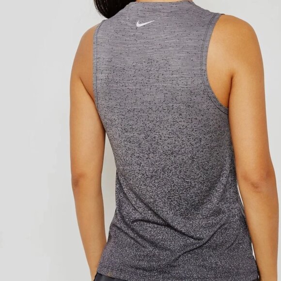 Nike Women's Elevate Dri Grey Reflective Running Tank Top - Picture 2 of 6